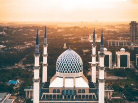 Blue Mosque, Turkey during golden hour