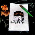 orange flower on white paper