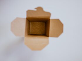 brown cardboard box