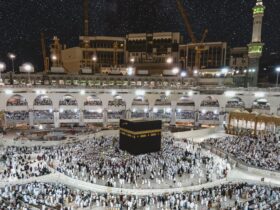 Kaaba praying ground