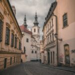 empty street surrounded by buildings