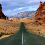 road at canyon during daytime