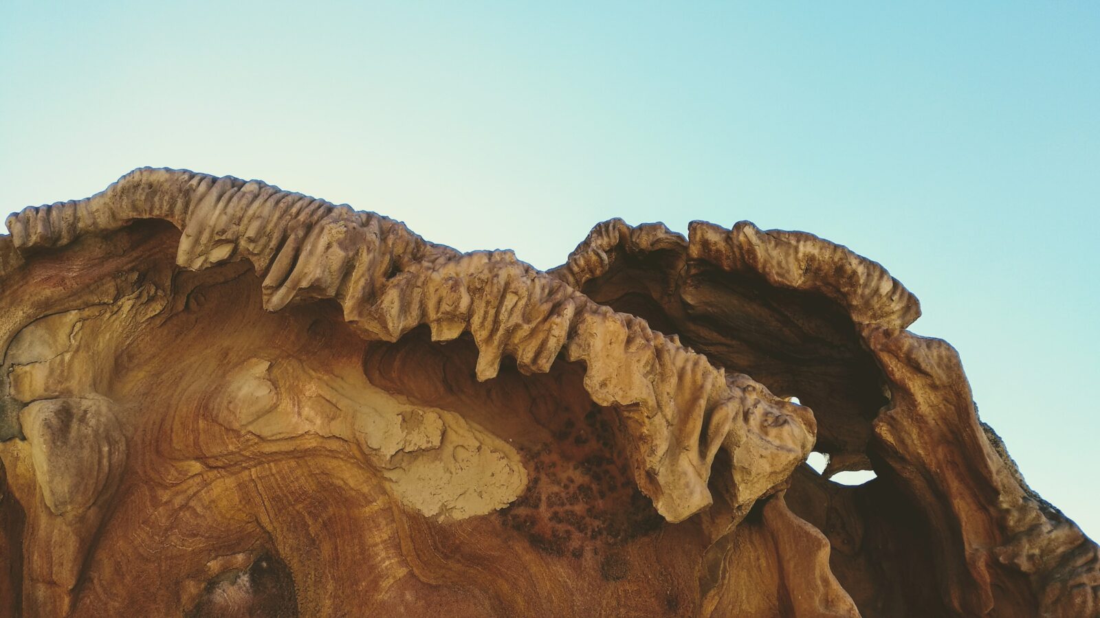 brown rock formation at daytime