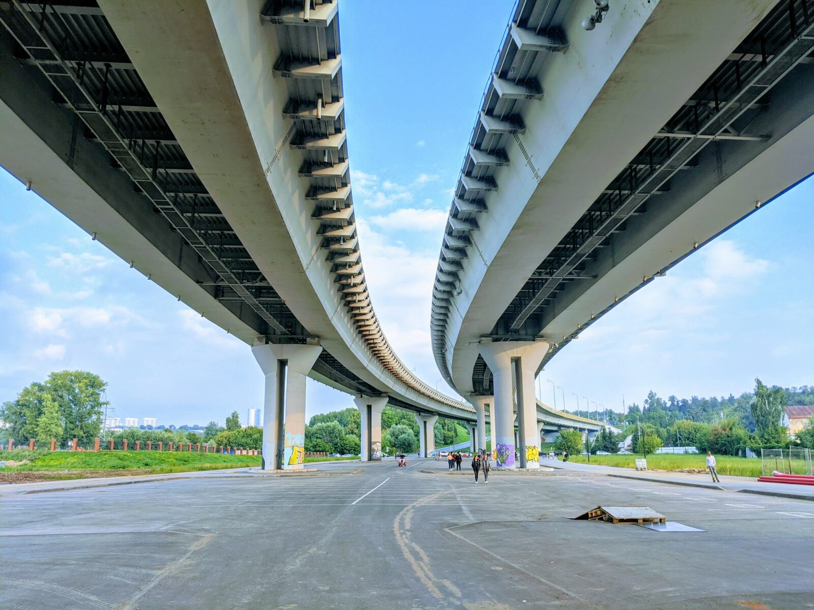 white concrete bridge during daytime
