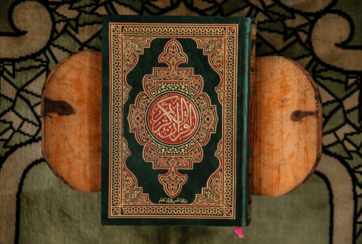 black and red book on brown wooden table