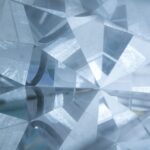 blue and white diamond pattern