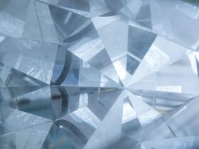 blue and white diamond pattern