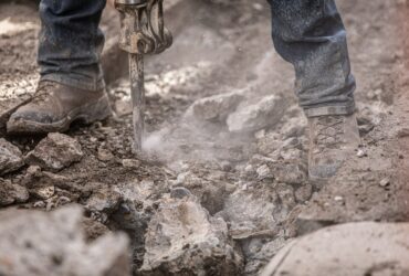 gray and black rocks