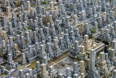 aerial photo of gray and white concrete monuments at daytime