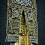 blue and gold floral wall decor