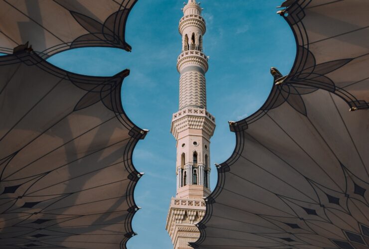 white concrete tower