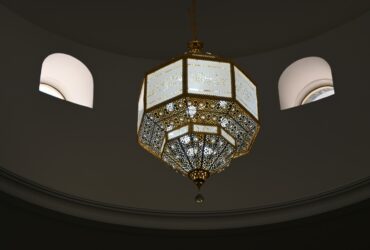 black and brown pendant lamp