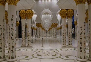 white and gold pendant lamps