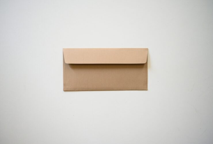 brown cardboard box on white table