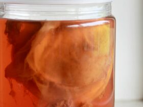 clear glass container