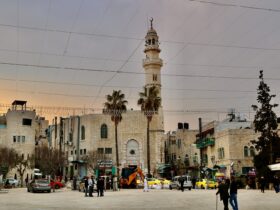 people walking on street near brown concrete building during daytime