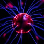 plasma ball digital wallpaper