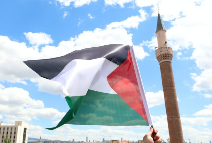 green white and black flag