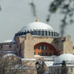brown and white dome building