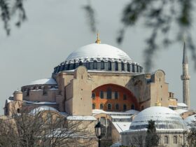 brown and white dome building