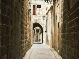 person walking on gray concrete pathway during daytime