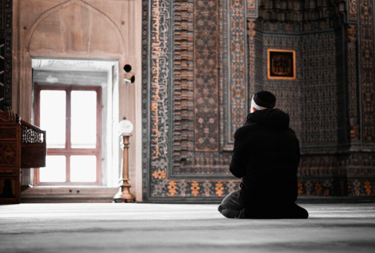 a person sitting on the floor