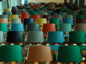 assorted-color chair lot