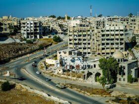 a city with a lot of tall buildings