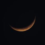 new moon, moon, sky