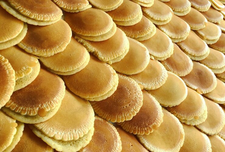 brown and white wicker basket