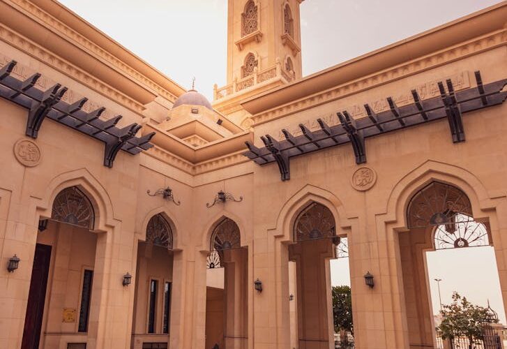 Outdoor Fountain at a Mosque