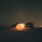 Silhouette Photo of House