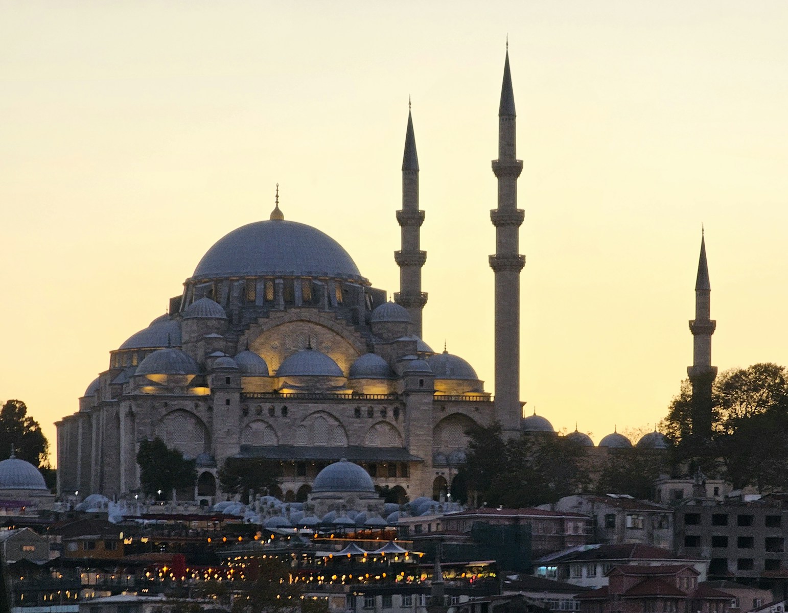 a large building with a very tall tower