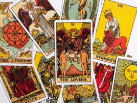 a collection of tarot cards with different designs