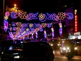 cars on road during night time