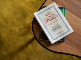 white and blue plastic pack on brown wooden table